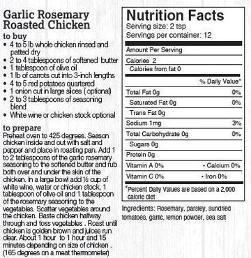 Garlic Rosemary Roasted Chicken