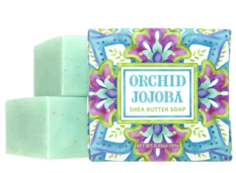 6OZ Wrap Soap-Orchid Jojoba