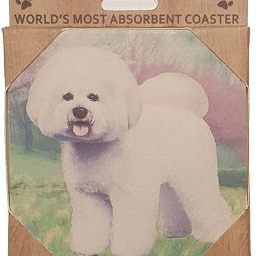 Bichon Frise Coaster Sq.