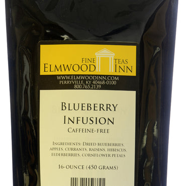 Ingredients: Blueberries, apples, hibiscus & cornflower petals, elderberries, currants, raisins, natural flavors