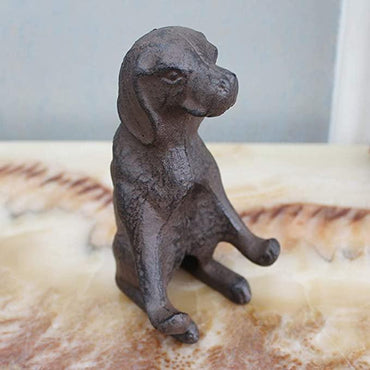 Cast Iron Dog Phone Stand