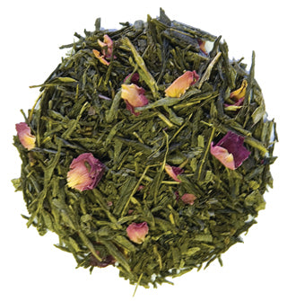 We've blended Japanese sencha green tea with rose petals and cherries to give you all the flavor and aroma of a springtime orchard. Try it cold-steeped as well! Ingredients: Premium green tea, rose petals, natural flavoring