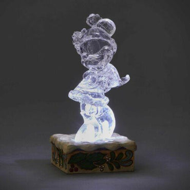 Clear Minnie Illuminated Figurine