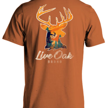 Deer Silhoette Terracotta Shir