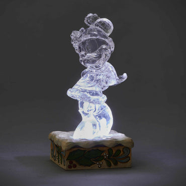 Clear Minnie Illuminated Figurine