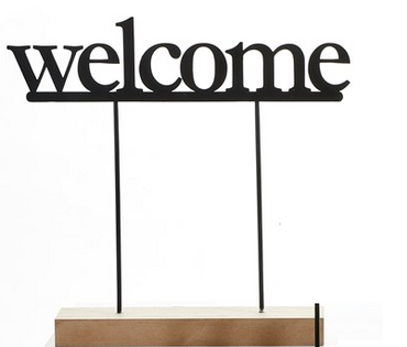 Metal Sentiment Decor