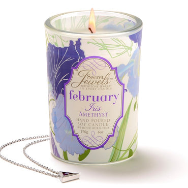 February Secret Jewels Candle
