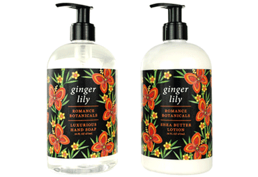 16oz Bottle Exfoliating Body Wash-Ginger Lily