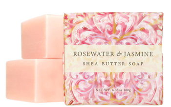 1.90oz Shea Butter Soap-Rosewater and Jasmine