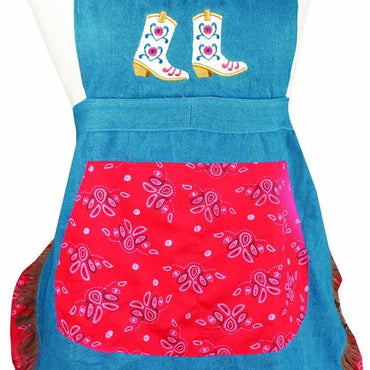 I Cook With My Boots On Apron