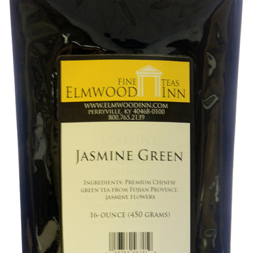 This lightly-oxidized Chinese tea blended with jasmine blossoms has been popular outside China for over 300 years. Ingredients: Premium green tea, jasmine flowers