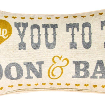 Love To Moon and Back Pillow