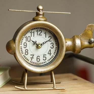 Helicopter Table Clock