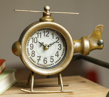 Helicopter Table Clock