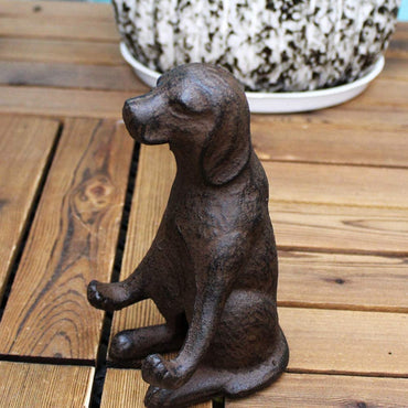 Cast Iron Dog Phone Stand