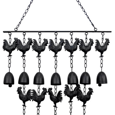Layerd Rooster Wind Bell