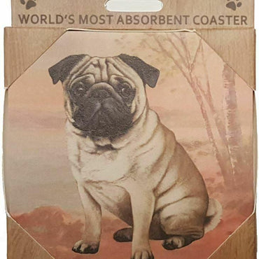 Pug Coaster Sq.