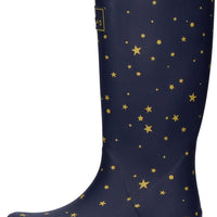 Roll Up Welly Star Gaze Size 9