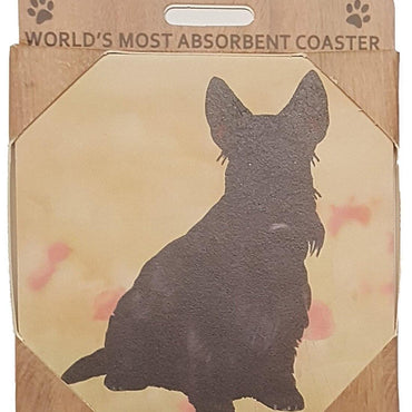 Scottiish Terrier Coaster Sq.
