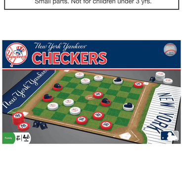 NY Yankees Checkers Game