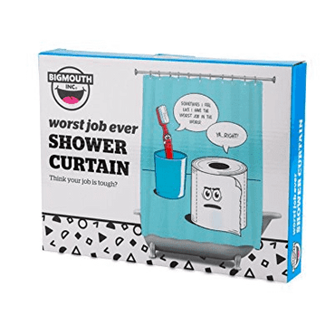 The Worst Job Ever Shower Curtain