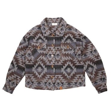 Navajo Cropped Shacket