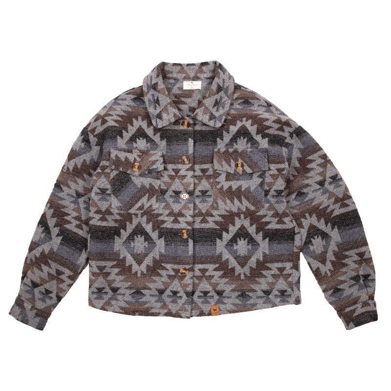 Navajo Cropped Shacket