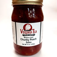 Peach Chunky Salsa 16oz Jar