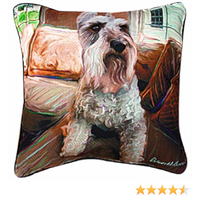 Schnauzer 18" Pillow