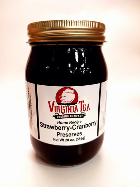 Strawberry/Cranberry Preserves 20oz Jar
