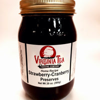 Strawberry/Cranberry Preserves 20oz Jar