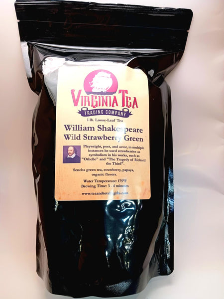Wild Stawberry Green Tea 1lb Bag