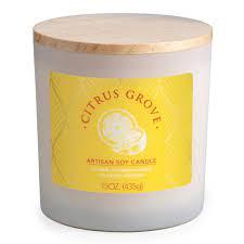 15oz Limited Edition Spring Artisan Candle- Citrus Grove