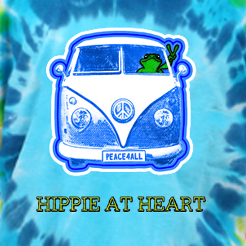 Hippie At Heart Tie Dye Burst-Large