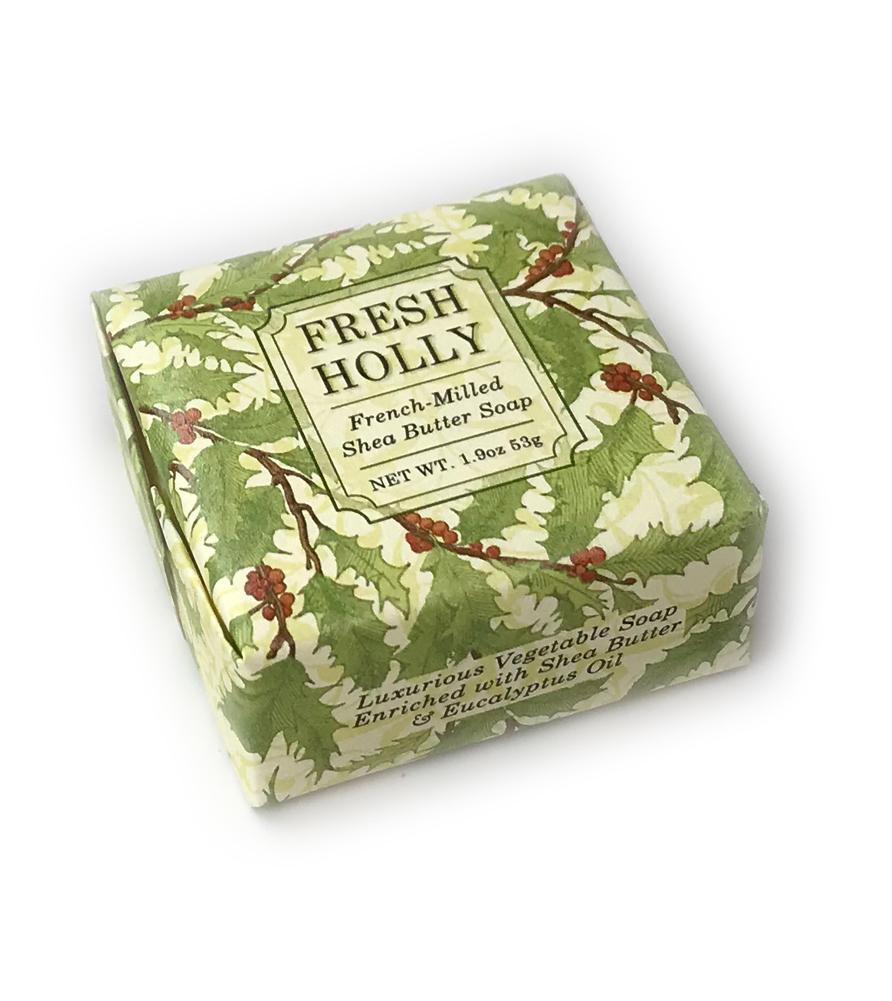1.90oz Shea Butter Soap Fresh Holly Tea and Totally Gifts Inc