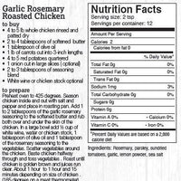 Garlic Rosemary Roasted Chicken