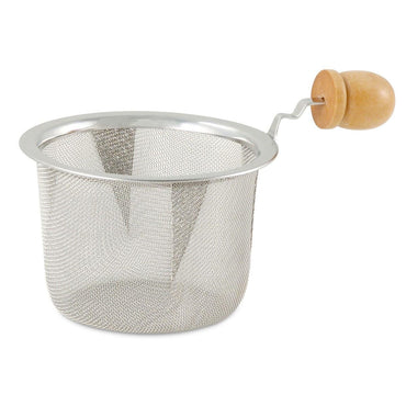 2.5” Teapot Strainer Wood Handle