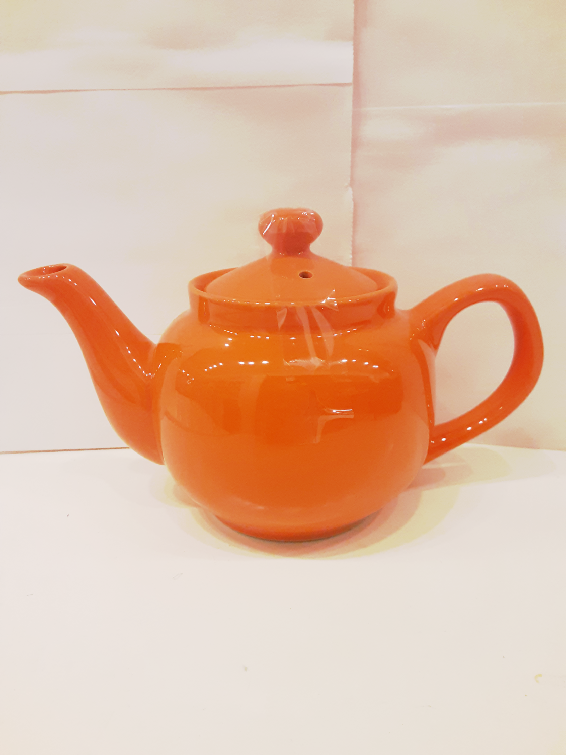 2 Cup Hampton Teapot – Copacabana Orange