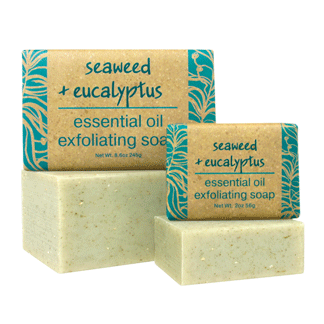 2oz Wrap Soap - Seaweed Eucalyptus