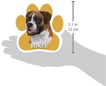 Boxer Uncropped Ears Magnet