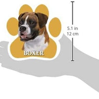 Boxer Uncropped Ears Magnet