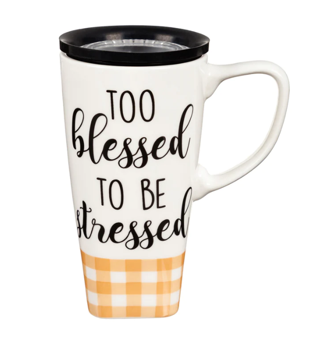 360 Travel Cup- Too Blessed