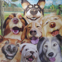 3D Greeting Card- Canine Selfie