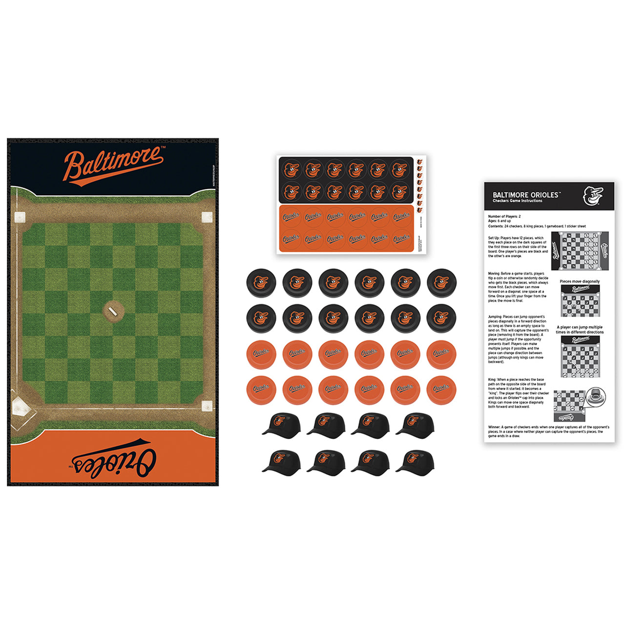 Baltimore Orioles Checkers