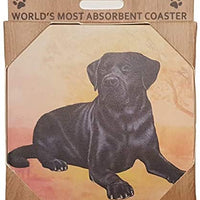 Black Lab Coaster Sq.