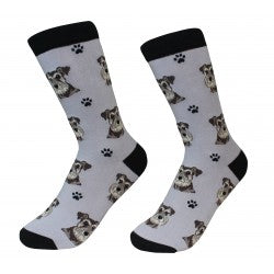Schnauzer Uncropped Socks