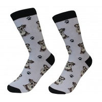 Schnauzer Uncropped Socks