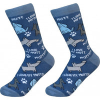 I Love My Mutt Socks
