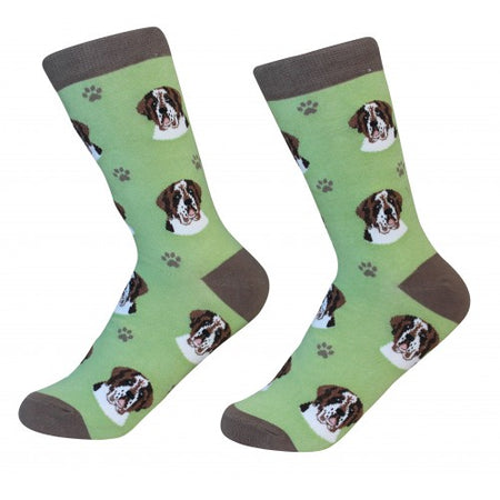 Saint Bernard Socks