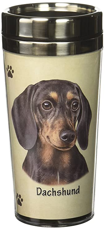 Dachshund Black Tumbler